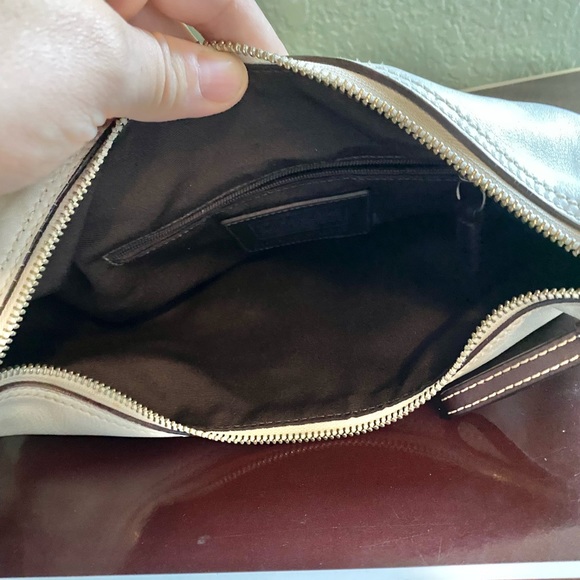 Hobo White Leather Coach Purse